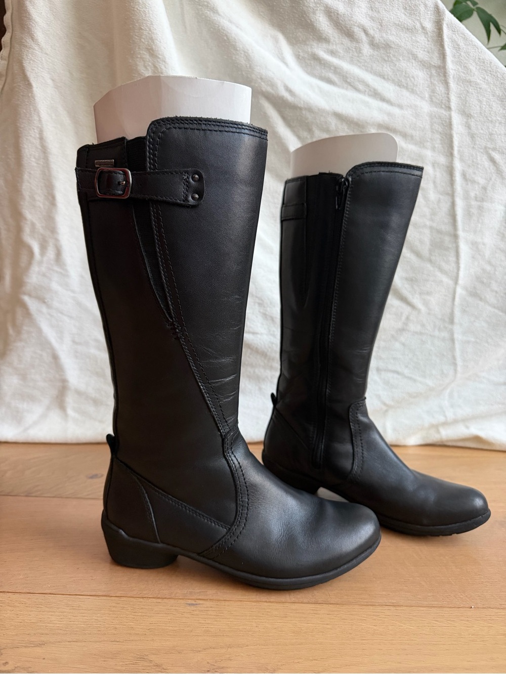 ROCKPORT Women’s WATERPROOF Genuine Leather Black Knee High Riding Boot 5.5